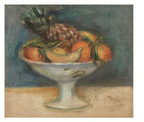 Compotier de fruits, vers 1890