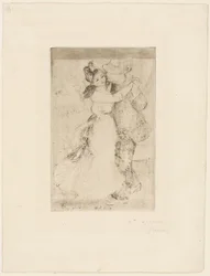 Danse à la campagne, vers 1890