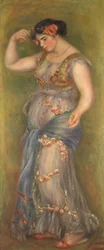 Danseuse avec des castagnettes