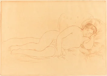 Femme nue couchée, 1906