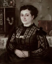 Femme au corsage de Chantilly