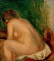 Femme nue assise