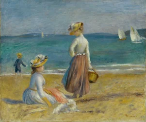 Figures sur la plage, 1890