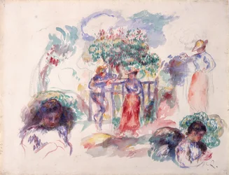 Figures sous un arbre