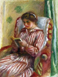 Gabrielle lisant