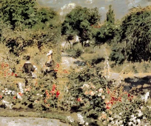 Jardin de Fontenay-aux-Roses, vers 1873-74 (huile sur toile)