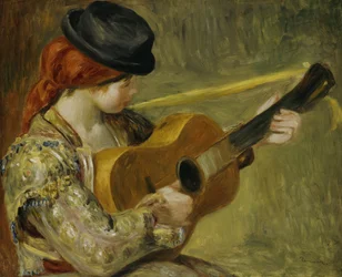 Fille avec une guitare, 1897