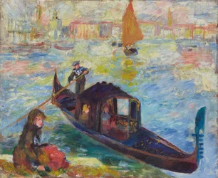 Gondole, Venise, 1881