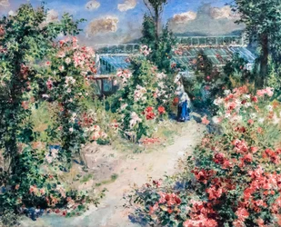 La Serre, ca. 1876 (Oil on canvas)