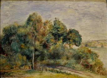 Paysage. Peinture de Pierre-Auguste Renoir
