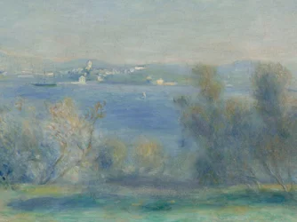Paysage sur la Méditerranée (vue de Toulon)
