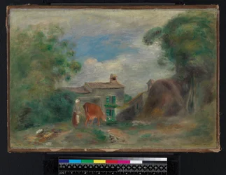Paysage avec figures, avant 1919