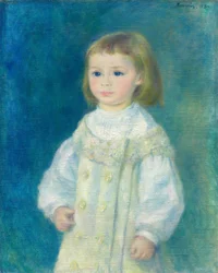 Lucie Berard (enfant en blanc)