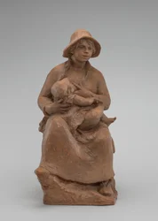 Maternité : Madame Renoir et son fils, vers 1916