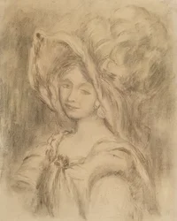 Mme Dieterle avec un chapeau, c.1896