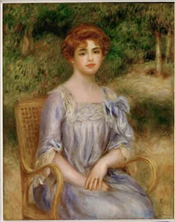Mme Gaston Bernheim de Villiers, née Suzanne Adler (oil on canvas)