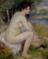 Nu dans un paysage