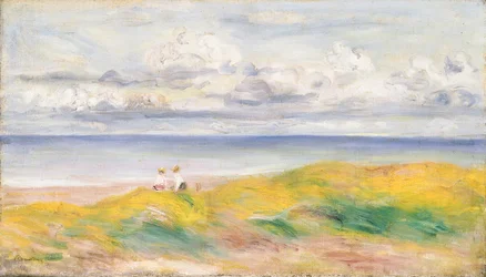 Sur les falaises, 1880