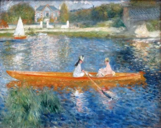 Peinture intitulée « La Yole » de Pierre-Auguste Renoir