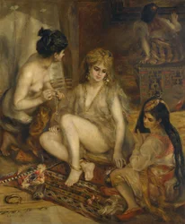 Parisiennes en costume algérien Harem, 1872