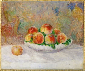 Peches (huile sur toile)