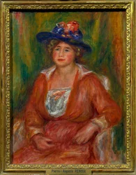 Portrait de femme assise