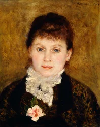 Portrait de femme par Pierre-Auguste Renoir
