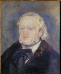 Richard Wagner Peint à Palerme pour un admirateur du compositeur (peinture sur toile)