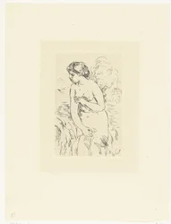 Femme nue debout ou baigneuse