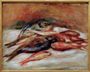 Nature morte avec poissons