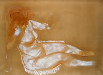 Étude pour un nu assis, vers 1885