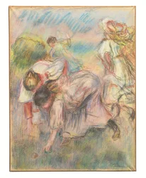 Le jeu de balle, vers 1892-1900 (pastel sur papier)