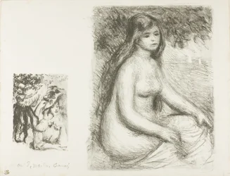 Le chapeau épinglé et la baigneuse
