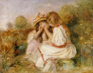 Deux filles, vers 1890