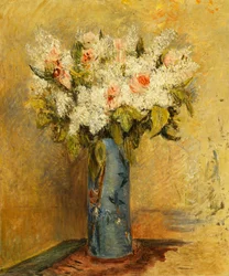 Vase de Lys et Roses, c.1870