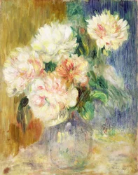 Vase avec des pivoines