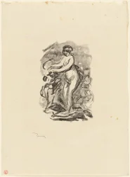 Femme avec vigne, 1ère variante