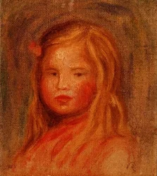 Jeune fille aux longs cheveux