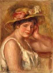 Jeune fille avec un chapeau