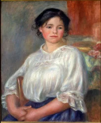Jeune fille assise