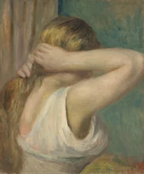 Jeune fille aux bras levés, vers 1895 (huile sur toile)