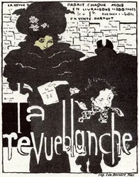 Art. La Revue Blanche. Affiche par Pierre Bonnard, France