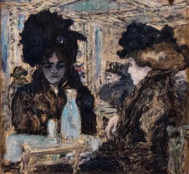 Au café, vers 1894 (huile sur toile)