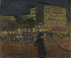 Place Pigalle la nuit