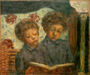Enfants lisant (Charles et Jean Terrasse)