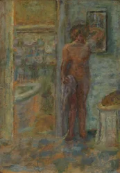 Femme nue dans un intérieur, vers 1917