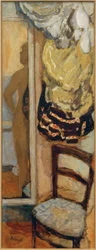 Nu féminin dans le miroir
