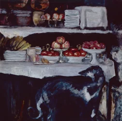 Lévrier et nature morte, c.1920-25