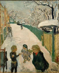 Jeux d’enfants dans la neige / La Rue