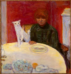 La Femme au chat ou le chat exigeant